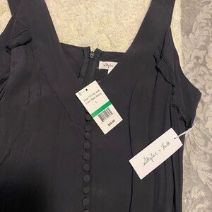 Stylish Black Sleeveless Dress